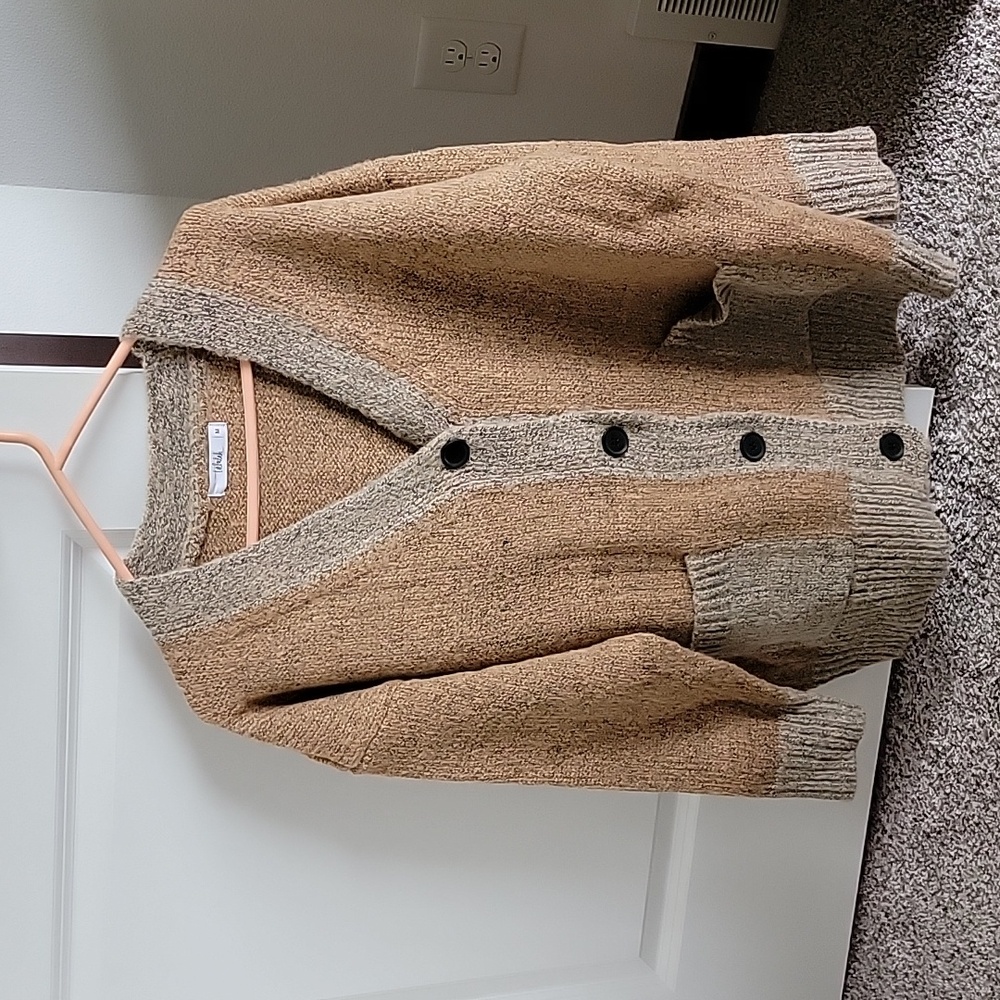 Talulah lovestruck color block cardigan